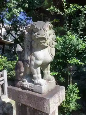 蝮ヶ池八幡宮の狛犬