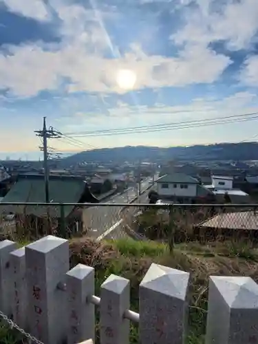 上野国一社八幡八幡宮の景色