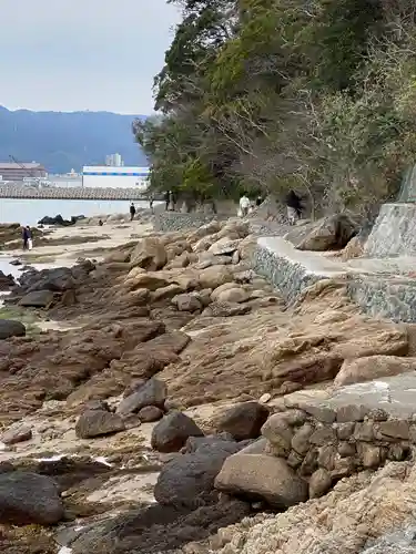 八百富神社の景色