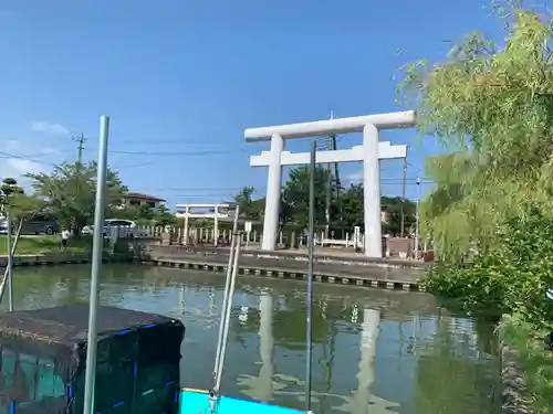 息栖神社の鳥居