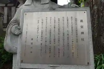 髙宮神社の歴史