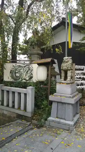 毛谷黒龍神社の狛犬