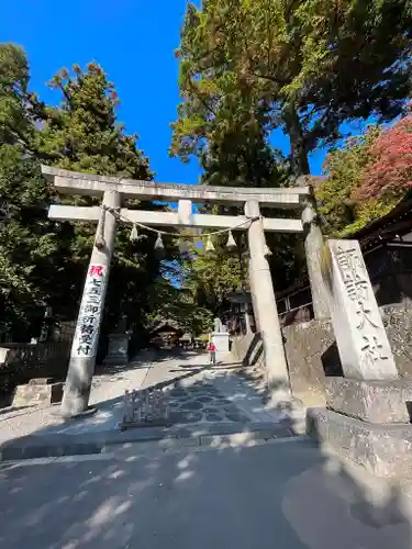 諏訪大社下社春宮の鳥居