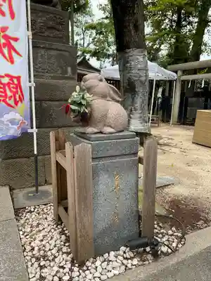 戸越八幡神社の像