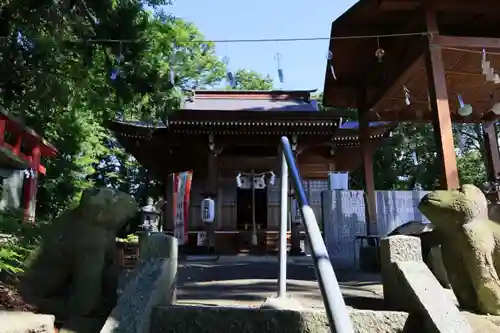 阿久津「田村神社」（郡山市阿久津町）旧社名：伊豆箱根三嶋三社の本殿・本堂