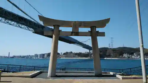 和布刈神社の鳥居