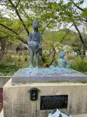 かっぱの寺 栖足寺の狛犬