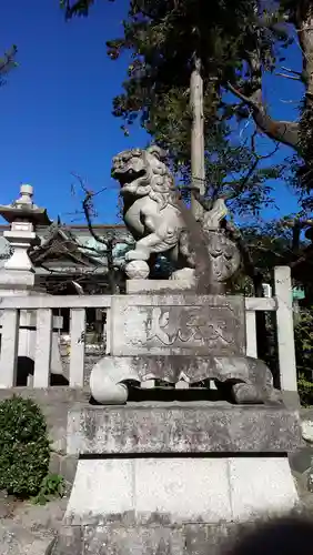 矢奈比賣神社（見付天神）の狛犬