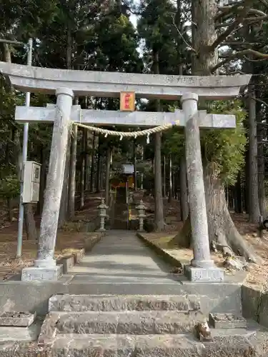 勢子辻 山神社の鳥居