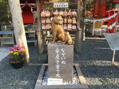 琴崎八幡宮の狛犬