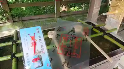 金魚のお守りと透明の金魚の御朱印✨
