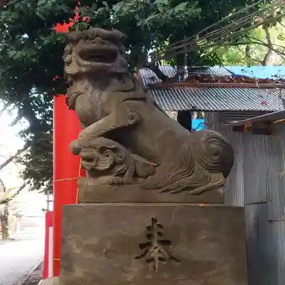 花園神社の狛犬