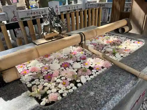 高円寺氷川神社の手水