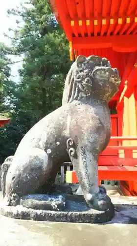 日吉神社の狛犬