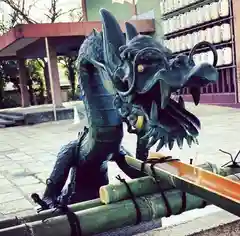 生國魂神社の手水