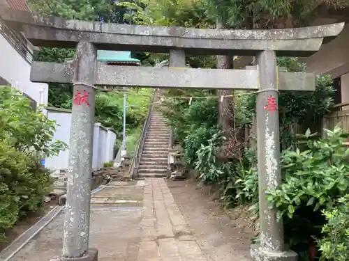 大船熊野神社の鳥居