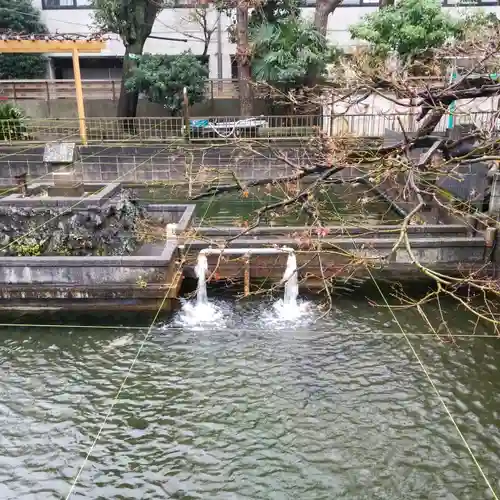 鮫州八幡神社の庭園