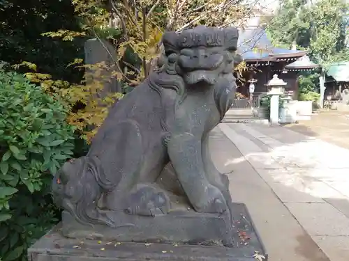 城山熊野神社の狛犬