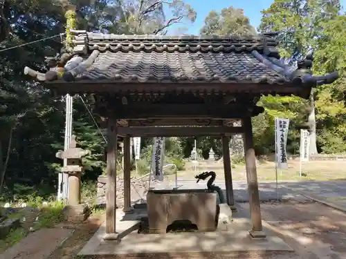 財賀寺の手水舎