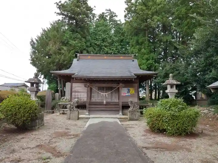 落合神社の本殿・本堂
