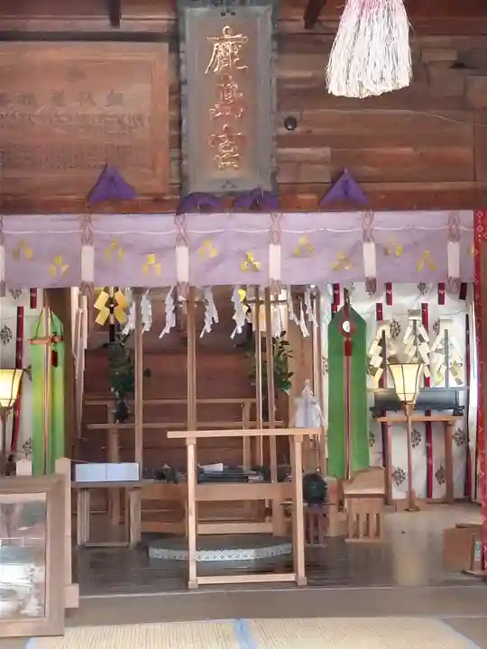 鹿島御子神社の本殿・本堂