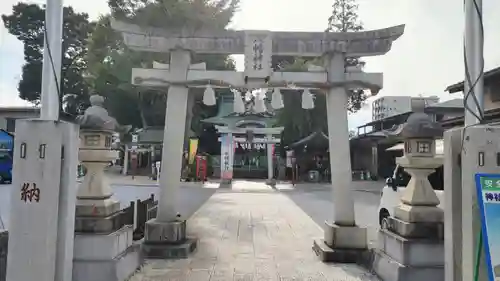 川越八幡宮の鳥居