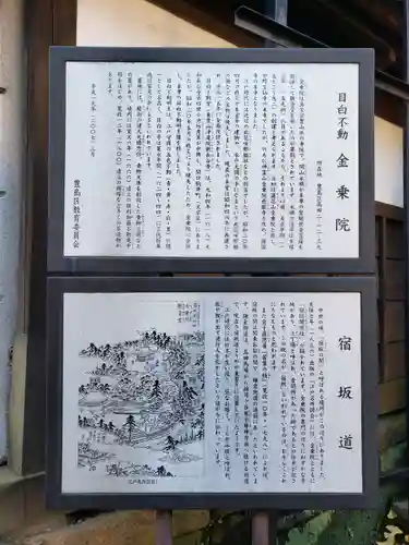 金乗院(目白不動尊)の歴史