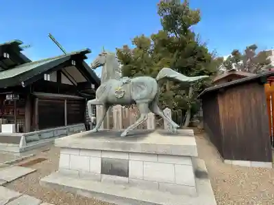 和田神社の狛犬