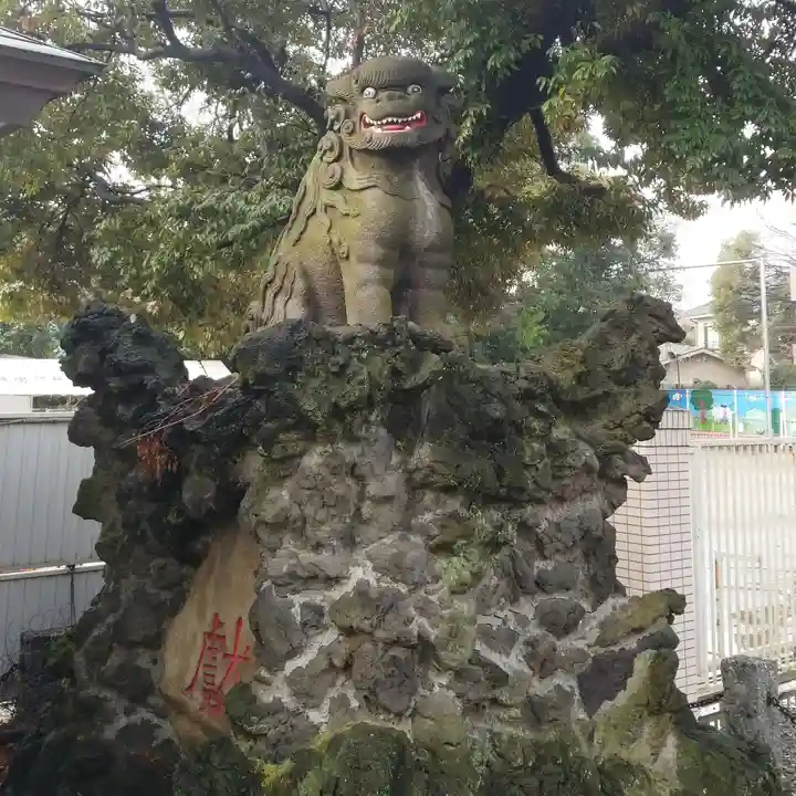 大杉天祖神社の狛犬