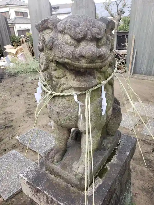 白幡神社の狛犬