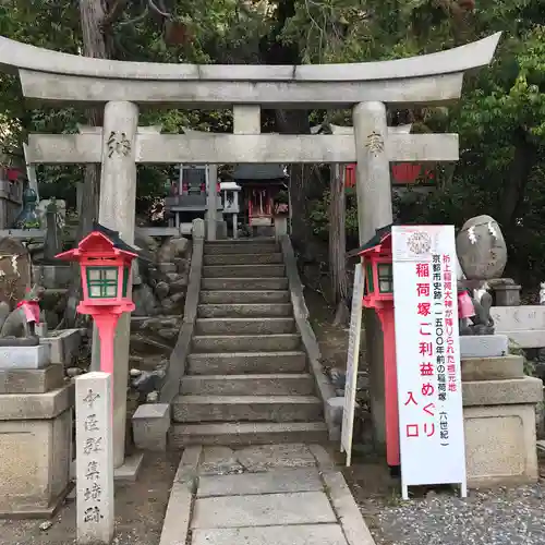 折上稲荷神社の鳥居