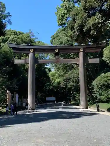 明治神宮の鳥居