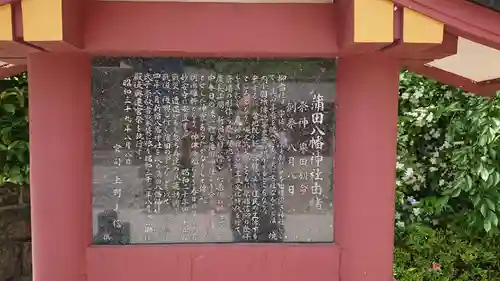蒲田八幡神社の歴史