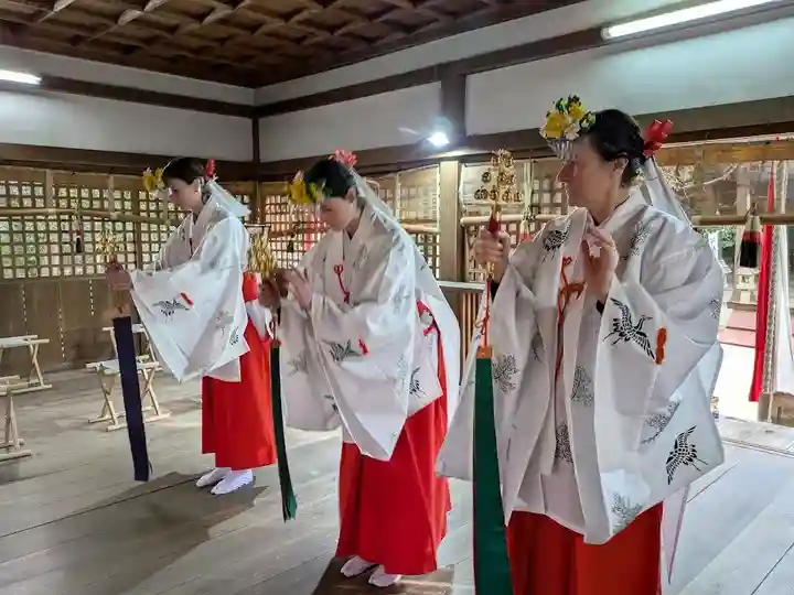 村屋坐弥冨都比売神社の体験その他