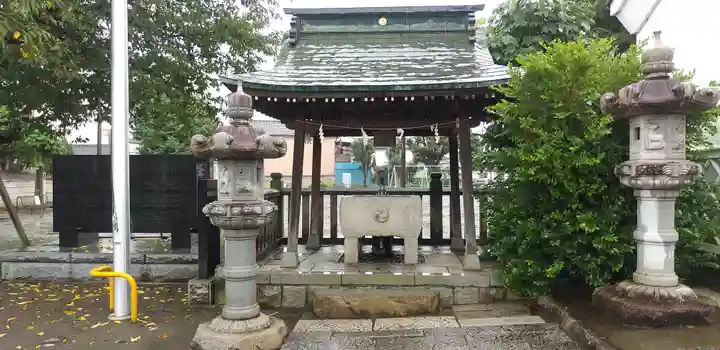 健田須賀神社の手水舎