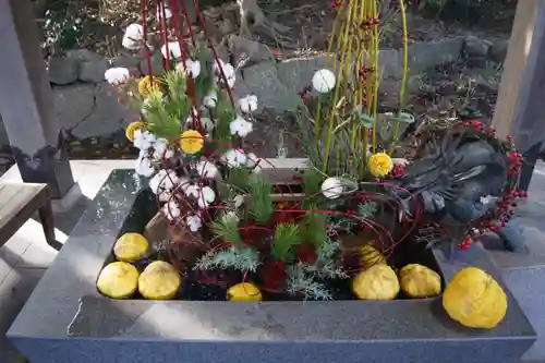 東海市熊野神社の手水舎