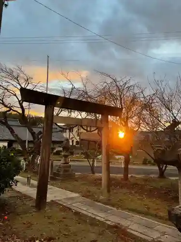 神明社（西島）の鳥居