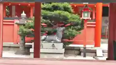 西院春日神社の狛犬