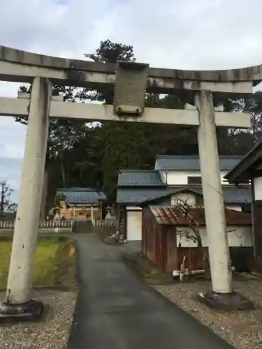 岡太神社の鳥居