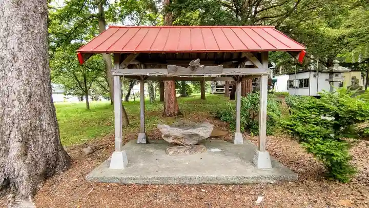 音江神社の手水舎