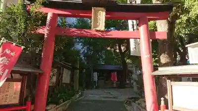 洲嵜神社の鳥居