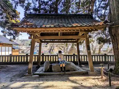 大洲七椙神社の手水舎