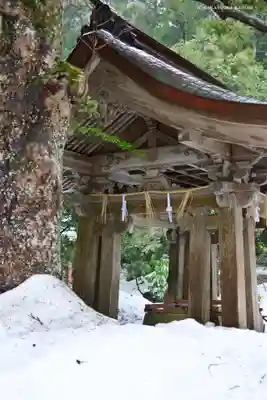 彌彦神社の手水舎