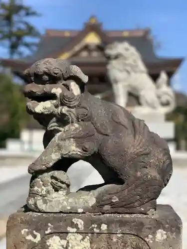 武州柿生琴平神社の狛犬