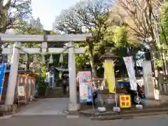 太子堂八幡神社の鳥居