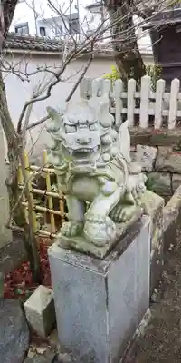 龍王宮秀郷社（橋守神社）の狛犬