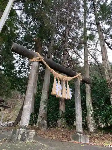 神明神社の鳥居