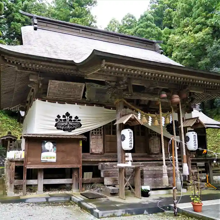 熱日高彦神社の本殿・本堂