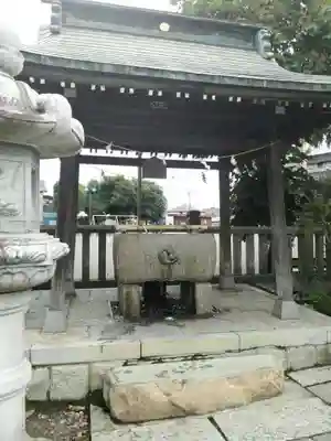 健田須賀神社の手水舎