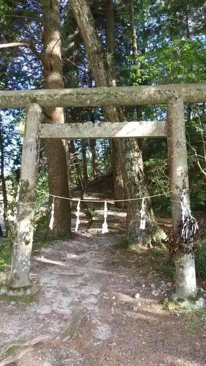 阿智神社前宮の鳥居